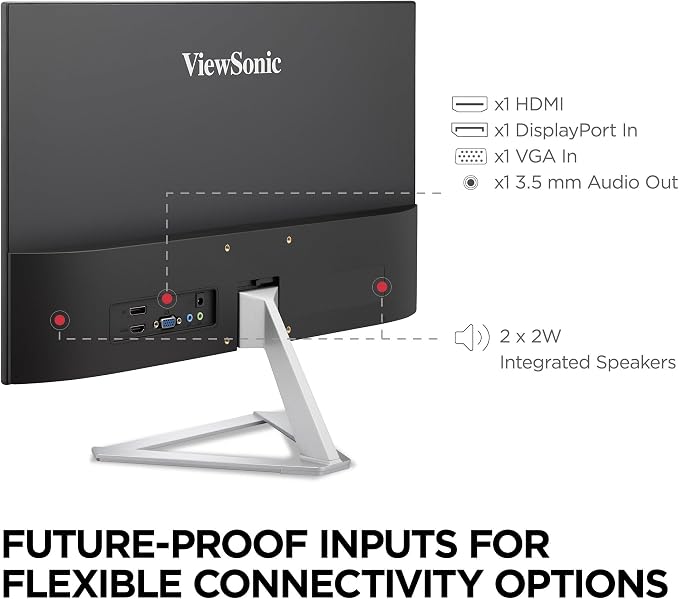 ViewSonic VX2276-SMHD 22 Inch 1080p Widescreen IPS Monitor - Image 4