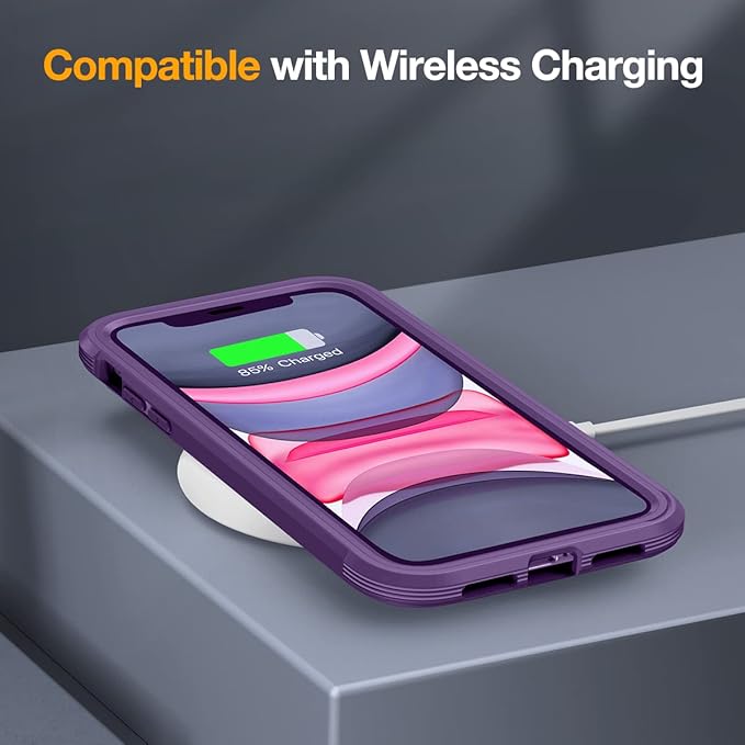 Miracase Glass Series for iPhone 11 Case 6.1 inch, Upgraded Full-Body Rugged - Image 5