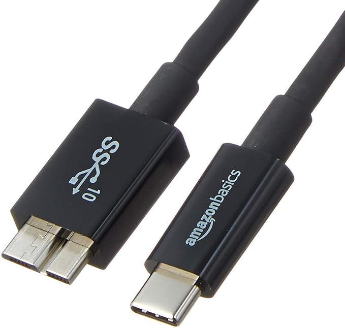 Amazon Basics USB-C to Micro USB 3.1 Gen 2 Fast Charging Cable, 10Gbps by AmazonBasics