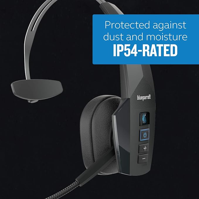 BlueParrott B350-XT Mono Bluetooth Wireless Headphones 96% Noise Canceling Over - Image 7