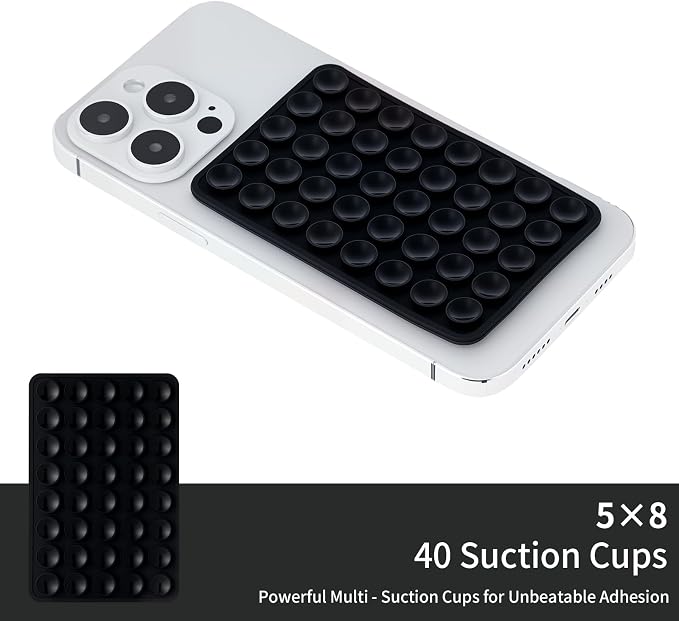2 Pack Silicone Double-Sided Suction Grip – 40 Cups per Side, Strong Hold - Image 4