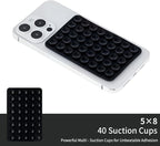 2 Pack Silicone Double-Sided Suction Grip – 40 Cups per Side, Strong Hold - Image 4