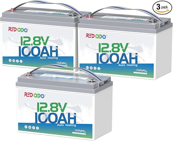 Redodo 12V 100Ah LiFePO4 Battery by PrimeDayRedodoSaveup55