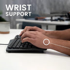 Perixx PERIBOARD-535RD Wired Ergonomic Mechanical Split Keyboard - Image 4