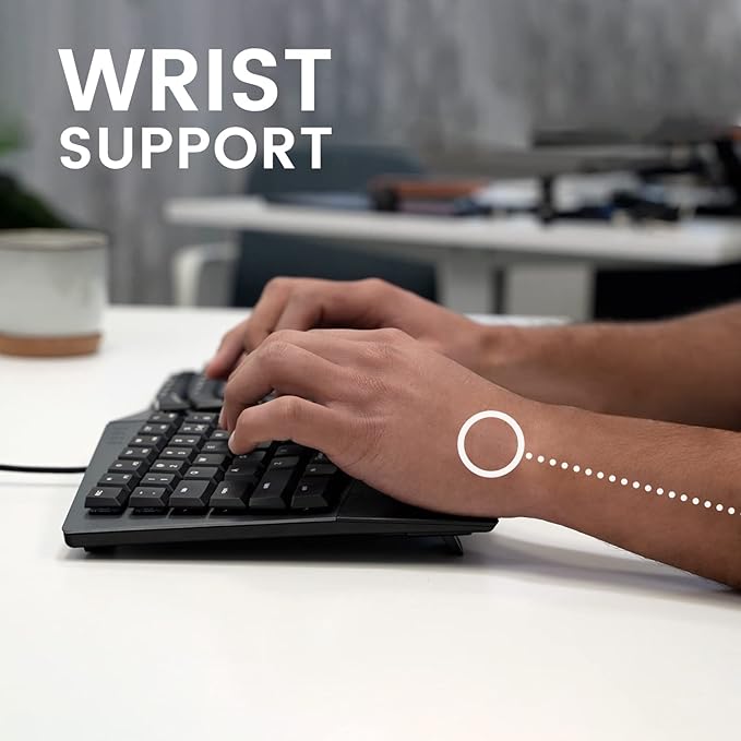 Perixx PERIBOARD-535BR Wired Ergonomic Mechanical Split Keyboard - Image 5