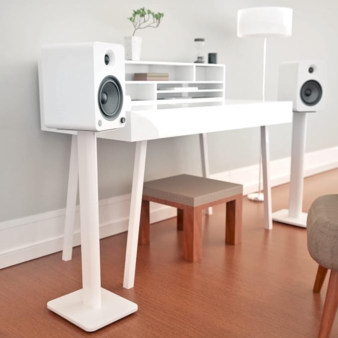 Kanto SP26PLW 26 Inch Bookshelf Speaker Stand - Image 8