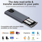 MAIWO Dual NVMe Clone SSD Enclosure, USB3.2 GEN2X2 10Gbps, Support AHCI to NVMe - Image 6
