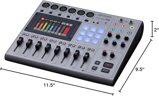 Zoom PodTrak P8 Podcast Recorder - Image 10