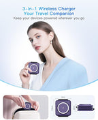 Charging Station for Mag Safe Apple - 3 in 1 Magnetic Foldable Wireless Charger - Image 9