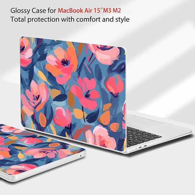 Teryeefi Compatible with M3 M4 M2 MacBook Air 15 inch Case 2025 2024 2023 - Image 4