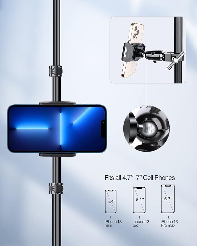 elitehood 360 Swivel Tilt Phone Holder and Mount, Adjustable - Image 3