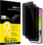 NEW'C 3 Pack Privacy for iPhone 16e, iPhone 14, iPhone 13, iPhone 13 Proo by NEWC