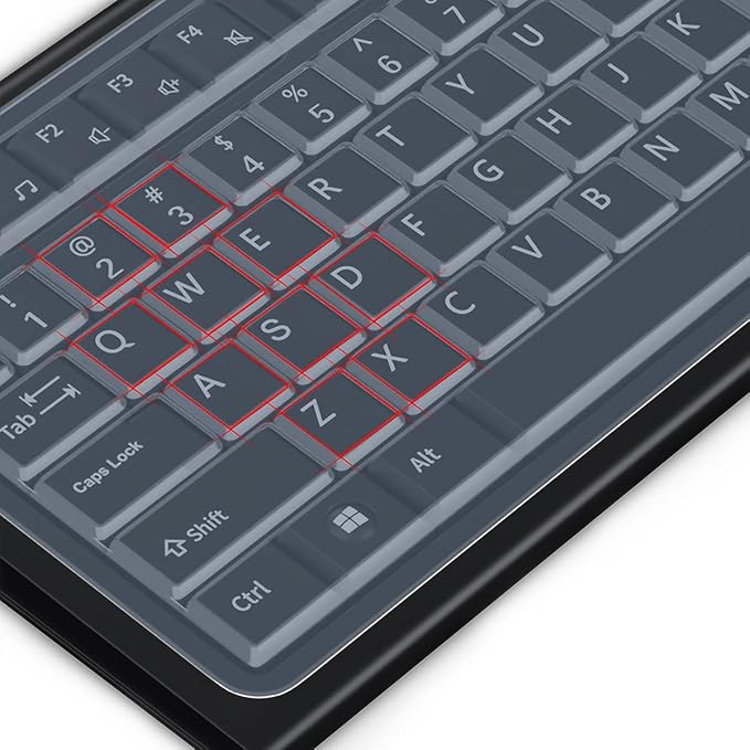 Universal Clear Anti-Dust Keyboard Skin Protector Cover - Image 3
