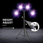 DJ Lights Stand, Heavy Duty DJ Stand 1 Pack, Portable Par Can Tripod Stage - Image 2