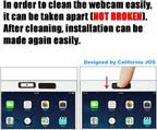 9 Pack 0.03 inch Ultra Thin Webcam Cover Slide Camera Blocker Protect Your - Image 7