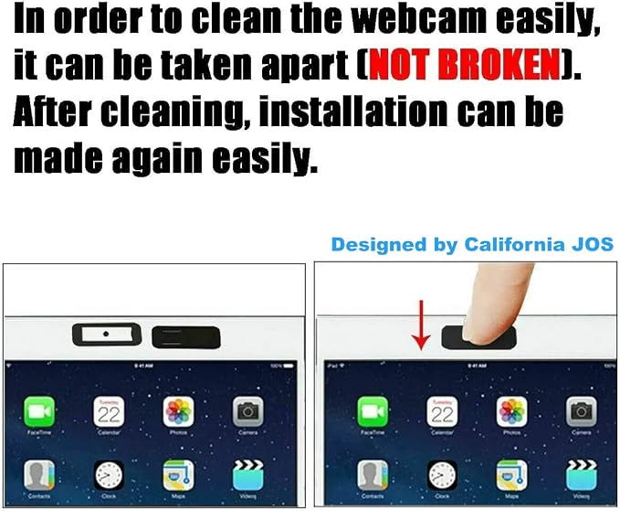 9 Pack 0.03 inch Ultra Thin Webcam Cover Slide Camera Blocker Protect Your - Image 7