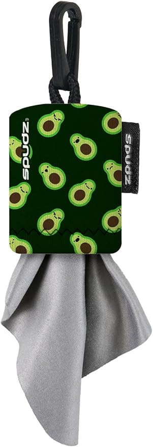 SPUDZ Ultra Microfiber Lens Cleaner – Closable Pouch, Washable – by ALPINEINNOVATIONS