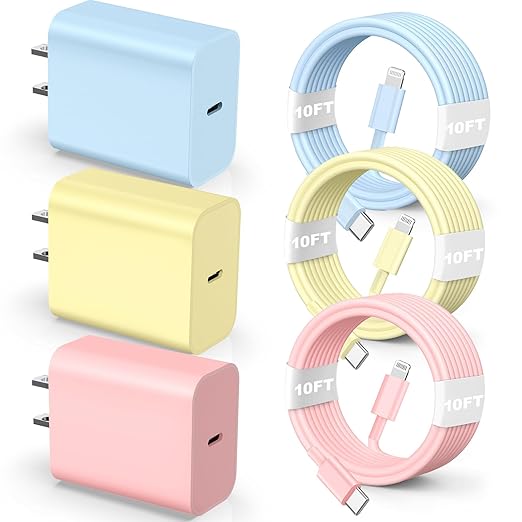 Compatible with iPhone 14 13 12 Charger, 20W Fast Charging Wall Charger by happymovement