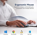 Bluetooth Mouse Rechargeable Wireless Mouse, 4800 DPI Optical Tracking - Image 7