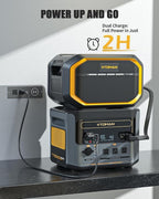 VTOMAN FlashSpeed 1500 Portable Power Station - 3096Wh/1500W Solar Generator - Image 3