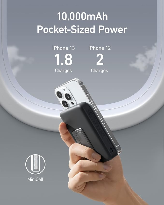 Anker 633 Magnetic Battery, 000mAh Foldable Wireless Portable Charger, 20W - Image 5