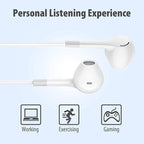Earbuds Headphones 5 in One Pack, Wired Earbud - Image 5