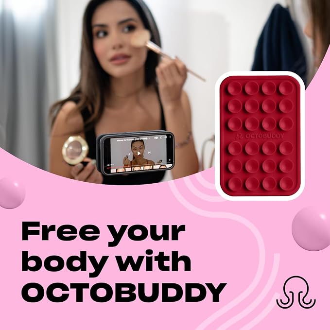 Classic - Silicone Suction Phone Case Adhesive Mount - Hands-Free, Strong Grip - Image 3