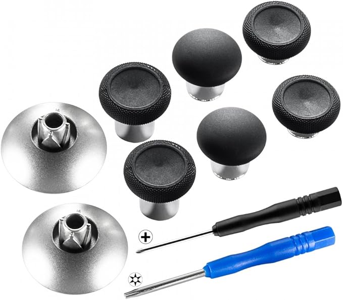 eXtremeRate 8 in 1 Magnetic Metal Thumbsticks by eXtremeRate