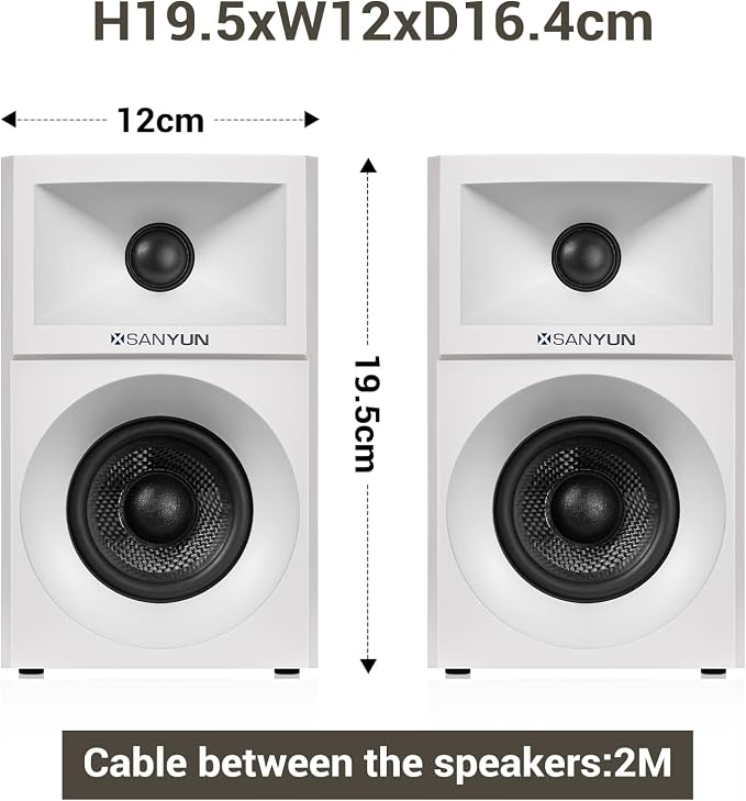 SW203 4.0 Computer Speakers - 60W 4-Way DSP Control 3D Immersive Sound - 3" - Image 2