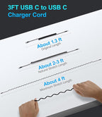 USB C to C Charger Cable, Coiled USB-C Cable - Image 7