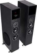 Rockville TM80B Powered Home Theater Tower Speaker System, USB/SD Playback by Rockville