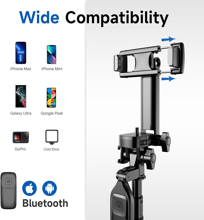 Tripod for iPhone, Selfie Stick for iPhone - Image 4