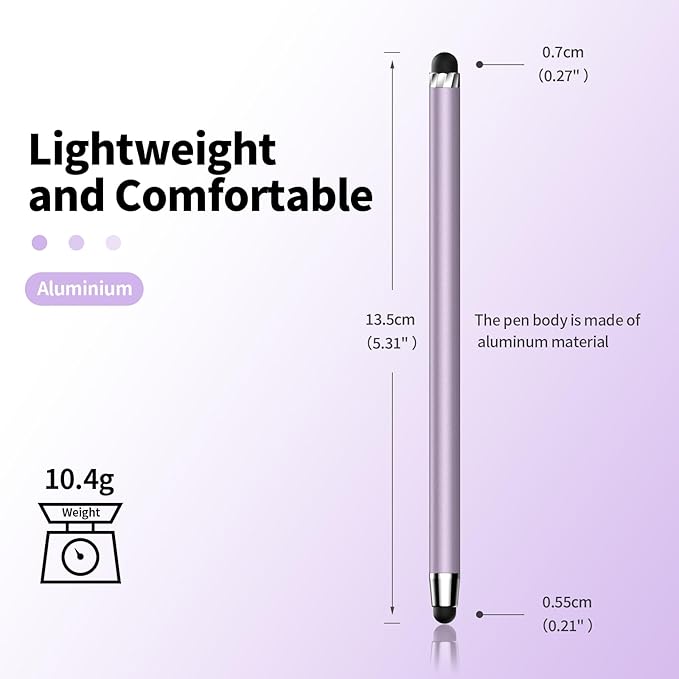 10 PCS Stylus, Stylus Pen for Touchscreen, Stylus 2-in-1 High Sensitivity & - Image 3