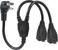 Power Cord Extension Y Splitter by KUNCAN