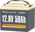 Power Queen 12.8V 50Ah LiFePO4 Battery Upgrade, Grade A Lithium Battery Cells by PowerQueen