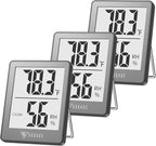DOQAUS Indoor Thermometer, Mini Digital Hygrometer Room Thermometer, Humidity by DOQAUS