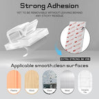 100PCS Cable Clips, Adhesive Wire Clips Strong Cord Clips Wire Holders - Image 4
