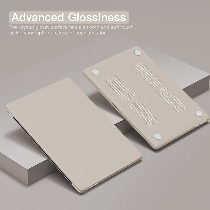 CISSOOK Compatible with MacBook Air 13.6 inch Case 2025 2024 2023 2022 Release - Image 3