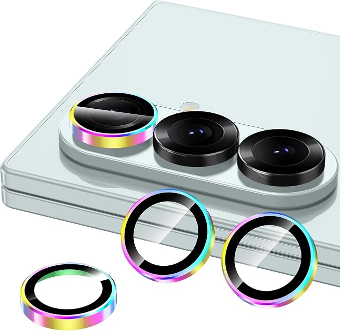 for Samsung Galaxy Z Fold 7 Camera Lens Protector, Individual Metal Ring - Image 2