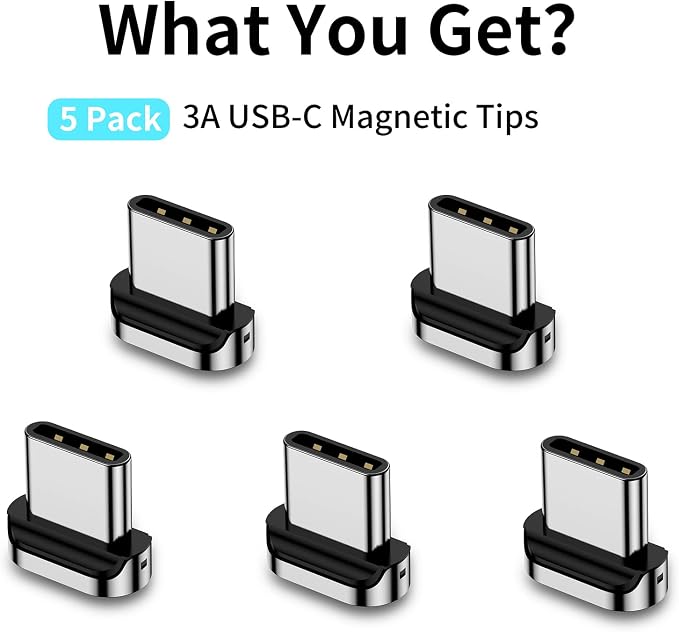 Magnetic Connector Tips Head for USB-C Android Devices, only Compatible 3A - Image 7