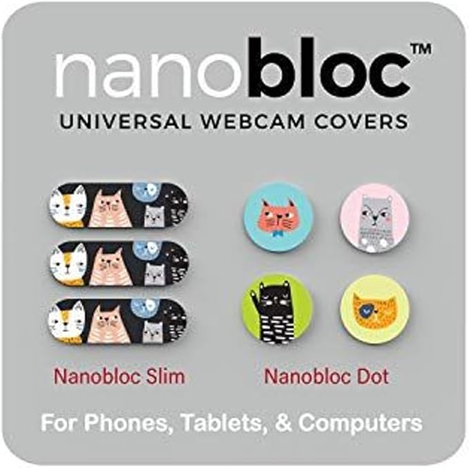 Camera Blocker for Phone & Laptop Webcam Cover Slides by Eyebloc