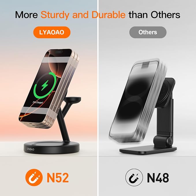 2025 3 in 1 Charging Station for Apple iPhone AirPods Watch - Image 6