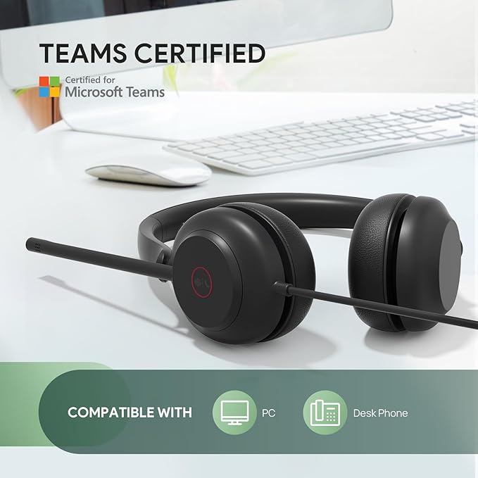 Yealink UH35 USB Headset with Microphone, Mono Wired Headset with Noise - Image 5