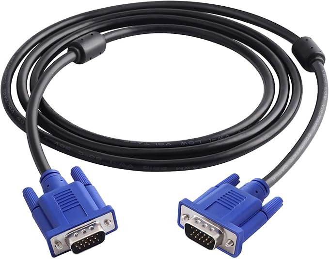 PASOW VGA to VGA Monitor Cable HD15 Male to Male by PASOW