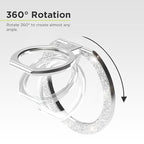 PureGear Magnetic Phone Grip Ring Stand, Magnetic Phone Ring Holder - Image 5