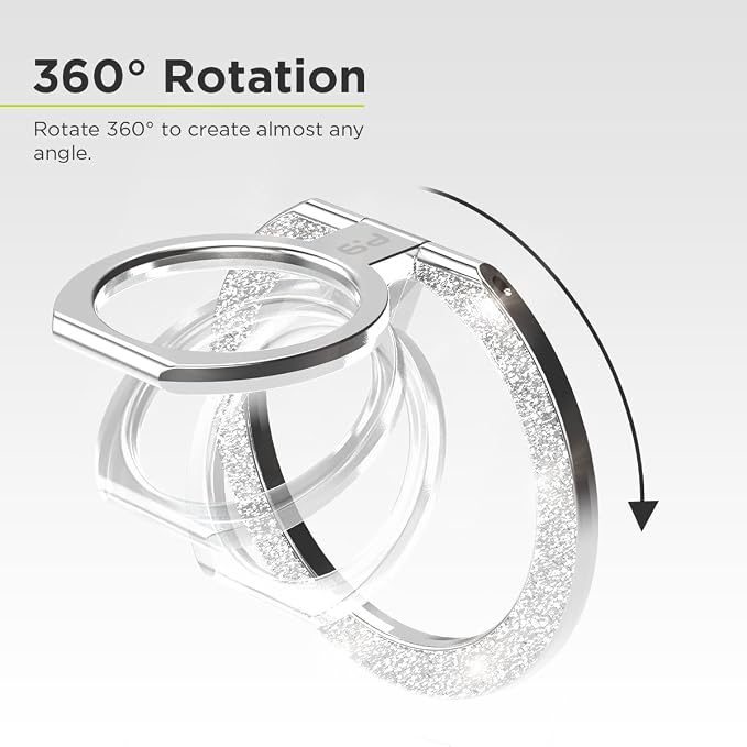 PureGear Magnetic Phone Grip Ring Stand, Magnetic Phone Ring Holder - Image 5