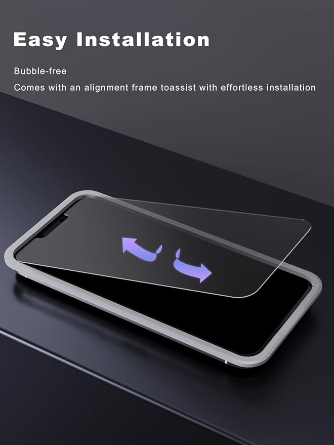 2 Pack Matte Screen Protector for iPhone 13/13 Pro/14-6.1 Inch, - Image 7