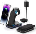 Wireless Charger for iPhone, Foldable 3 in 1 Fast Charging Station/Stand/Multi by Barpecyou