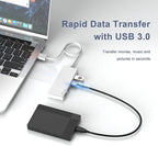 USB 3.0 Hub, Portable Slim USB Hub Adapter, 0.8 ft Multiple USB Splitter - Image 3