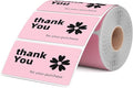 2.25x1.25 Inch Thermal Labels Pink, Holographic Sliver Barcode Thermal Labels by OmezizyLabelPrinter